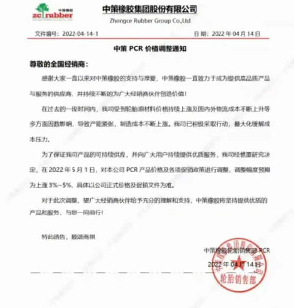 中策PCR價(jià)格調(diào)整