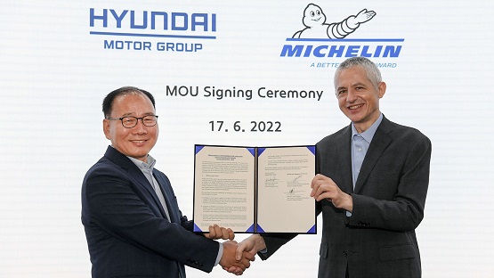 米其林與現(xiàn)代汽車集團(tuán)達(dá)成新協(xié)議