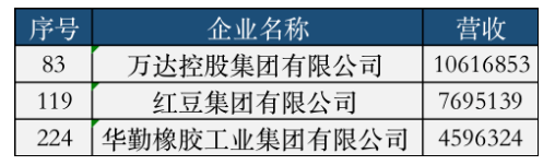 三家輪胎，榮登中國民企500強！